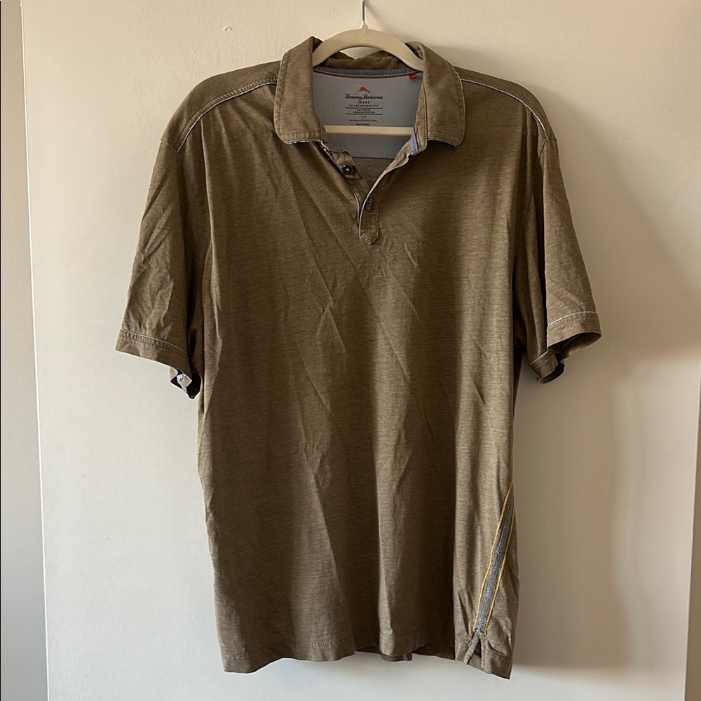 Tommy Bahama Men's Brown Polo Shirt